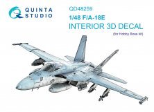 1/48 F/A-18E 3D-Printed & color Interior