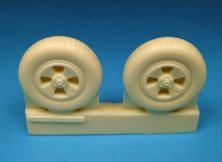 1/48 Hawker Sea Fury main wheels and Tail wheel (Hobbycraft, Tru