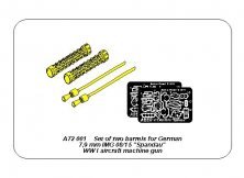 1/72 Set of two barrels for lMG 08/15 Spandau