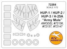 1/72 Piasecki Hup / H-25A paint masks