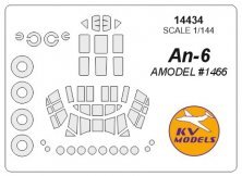 1/144 Antonov An-6 paint mask
