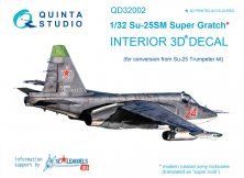 1/32 Su-25SM 3D-Printed & colour Interior decal