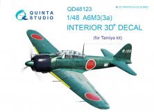 1/48 A6M3 3D-Print & colour Interior