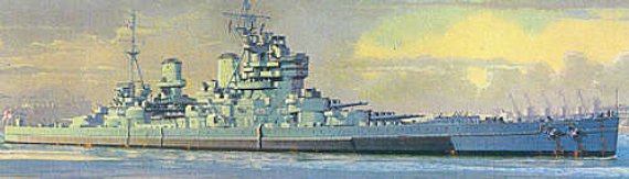 Tamiya 1/700 H.M.S. King George V Schiffsmodell