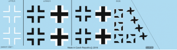Decals 1/48 FW 190A-8 national insignia