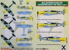 1/72 Decals Bf 109E Strela (Bulgarian Service II.)