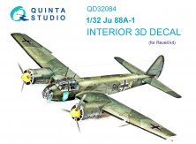 1/32 Ju 88A-1 3D-Printed & color Interior
