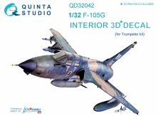 1/32 Republic F-105G Thunderchief 3D-Printed & coloured Interior