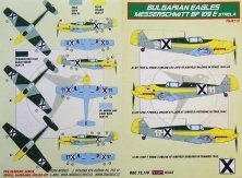 1/72 Decals Bf 109E Strela (Bulgarian Service III)