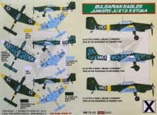 1/72 Decals Ju 87 D-5 Stuka (Bulgarian Service)