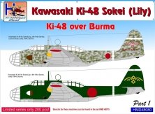 1/48 Decals Ki-48 Sokei over Burma Part 1