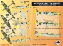 1/48 Decals Bf 109 G-10 (ZNDH Croatian AF)