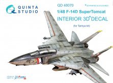 1/48 Grumman F-14D Tomcat 3D-Printed & coloured Interior
