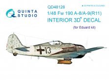 1/48 Fw 190 A-8/A-9 3D-Print & colour Interior