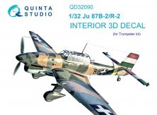 1/32 Ju 87B-2/R-2 3D-Printed & color Interior