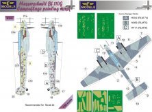 1/32 Mask Bf 110G Camouflage painting