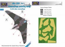 1/32 Mask Ho 229 2-color grey camouflage pattern