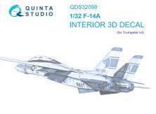 1/32 F-14A 3D-Printed & color Interior SMALL