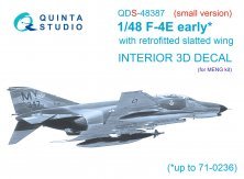 1/48 F-4E Phantom early with slatted wing small version for Meng