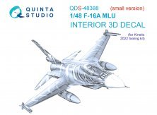 1/48 General-Dynamics F-16A Mlu small version for Kinetic