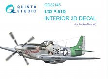 1/32 P-51D Mustang Interior for Zoukei-Mura SWS