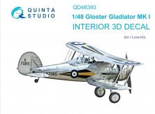 1/48 Gloster Gladiator MKI Interior for I Love Kit