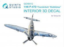 1/48 P-47D Thunderbolt Bubbletop Interior for Tamiya