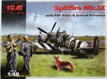 1/48 Spitfire Mk.IX with RAF Pilots & Ground Personnel