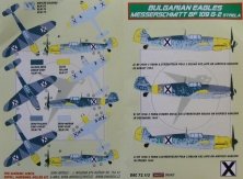 1/72 Decals Bf 109G-2 Strela (Bulgarian Service)