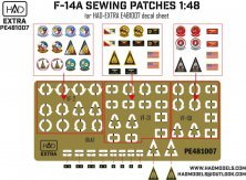 1/48 F-14A Sewing Patches PE set Vol.2