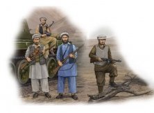 1/35 Afghan Rebels x 4 figures, 12 rifles