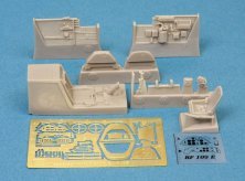 1/48 Messerschmitt Bf-109E cockpit set (HAS/TAM)