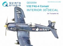 1/32 Vought F4U-4 Corsair coloured Interior