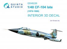 1/48 Lockheed CF-104 Starfighter Late 1976 to 1986