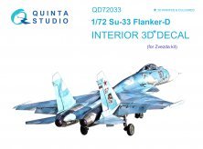 1/72 Su-33 3D-Print & color Interior