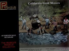 Pegasus Hobbies Figurines Chercheurs d'or Californie 1/72