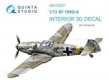 1/72 Messerschmitt Bf-109G-6 coloured Interior