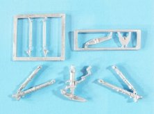 1/72 Vought F-8E Crusader landing gear (for Academy)