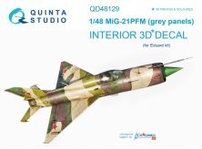 1/48 Mikoyan MiG-21PFM 3D-Printed & coloured Interior