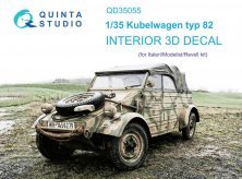 1/35 Kubelwagen typ 82 3D-Printed & color Interior