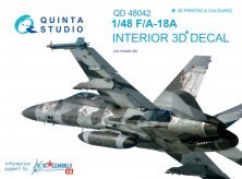 1/48 F/A-18A 3D-Printed & colour Interior
