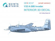 1/32 A-26B 3D-Printed & color Interior SMALL
