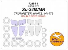1/72 Sukhoi Su-24 Double-sided and wheels masks