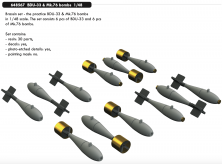 Brassin 1/48 BDU-33 & Mk.76 bombs