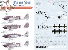 Eagle Cal 1/48 Decals Fw-190A-8/R IV./JG 3 Udet Eagle Cal 1/48 Decals Fw-190A-8/R IV./JG 3 Udet