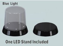84 x 115mm Round Top Display Case with optional LED base