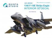 1/48 McDonnell F-15E Eagle 3D-Printed & coloured Interior