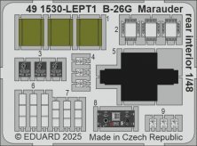 1/48 SET B-26G Marauder rear interior for ICM