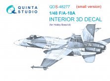 1/48 F/A-18A 3D-Print & color Interior SMALL