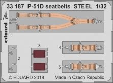 1/32 P-51D seatbelts STEEL